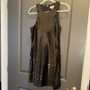 Michael Kors Black Sequin Dress